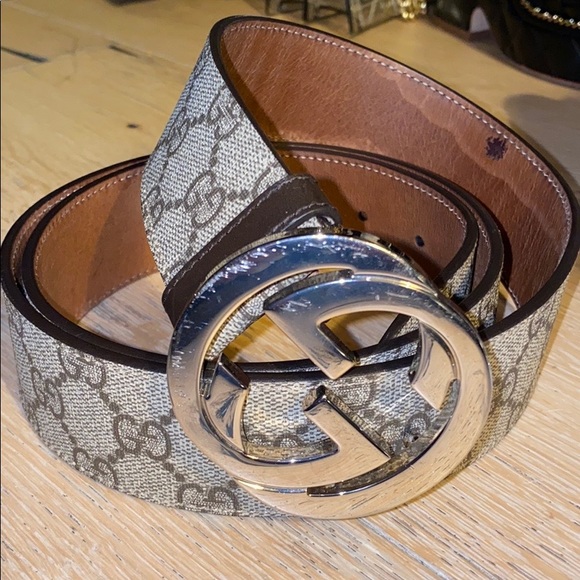 lUNISEX GG canvas monongram belt - Picture 3 of 6